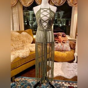 *SOLD* Original GoodVibeGoda Handmade Macramé Rope Dress